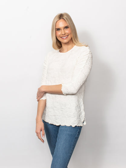 Dreamcatcher Ruched Sleeve Top