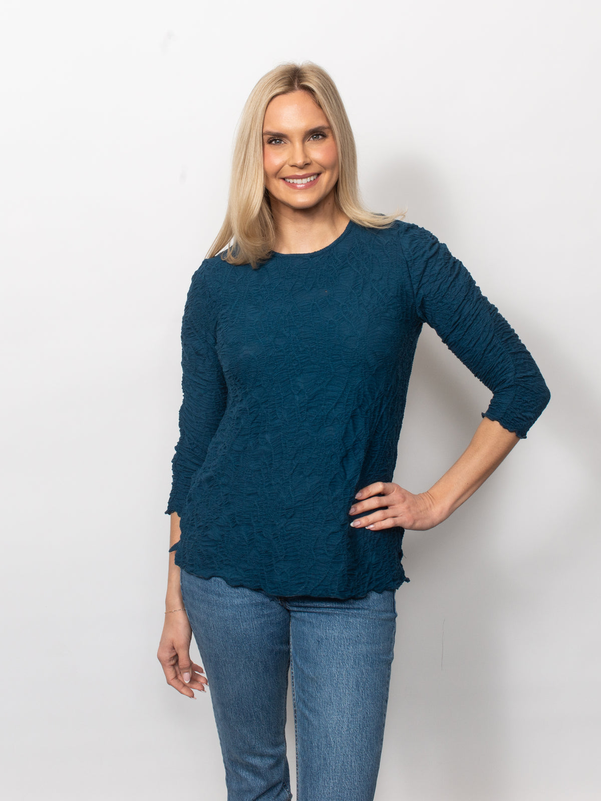 Dreamcatcher Ruched Sleeve Top