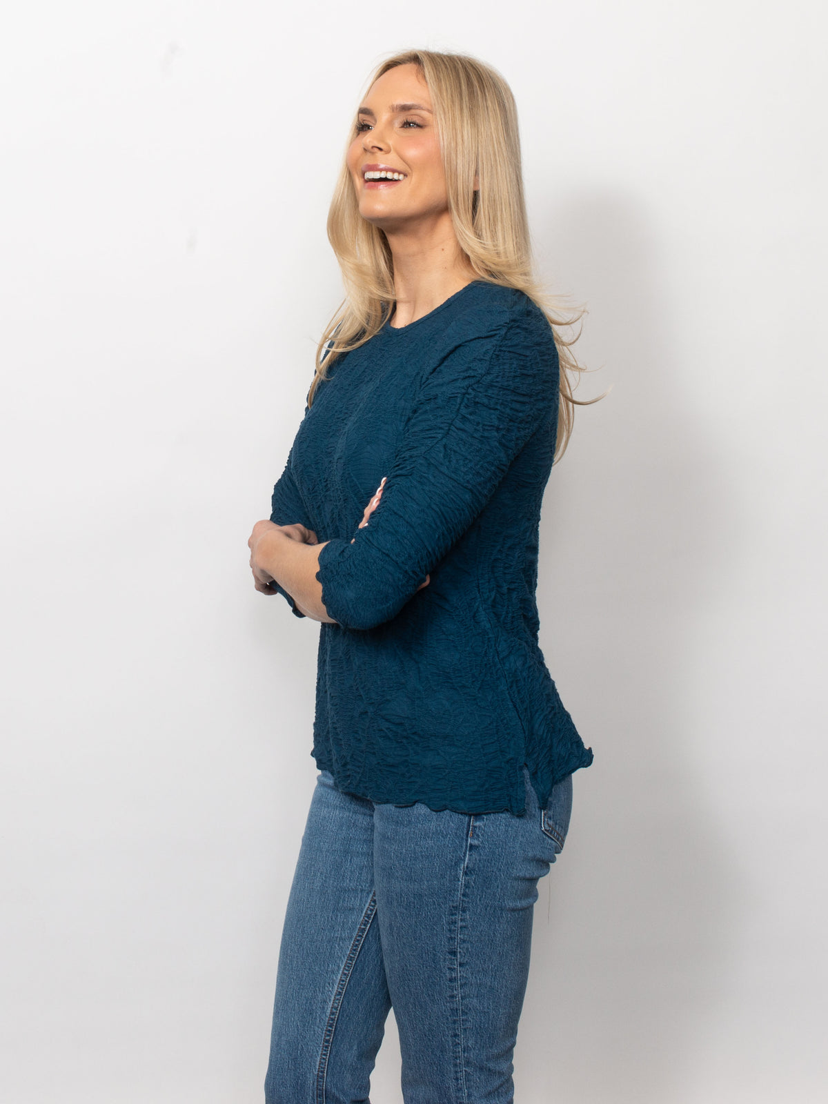 Dreamcatcher Ruched Sleeve Top