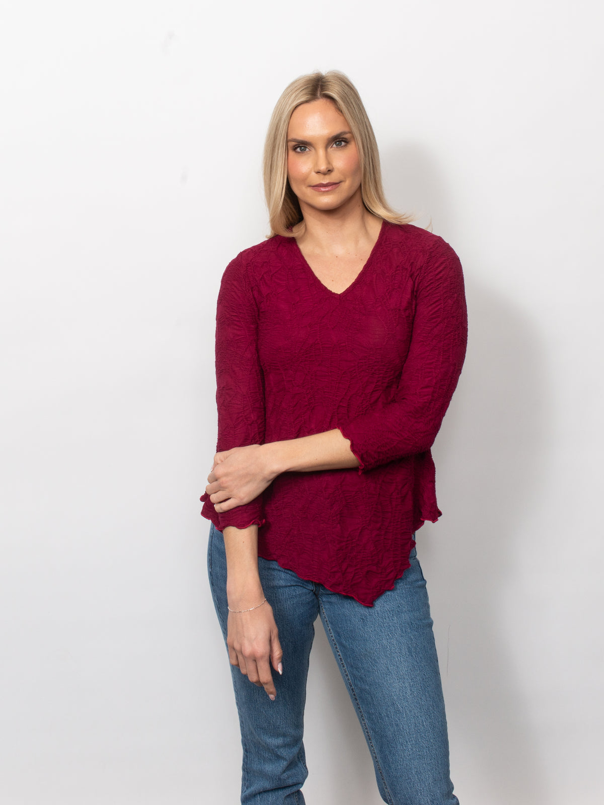 Dreamcatcher Asymmetrical Hemline Top
