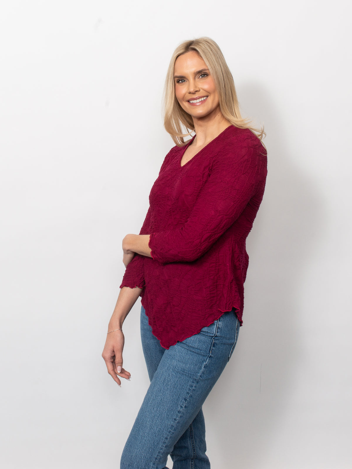 Dreamcatcher Asymmetrical Hemline Top