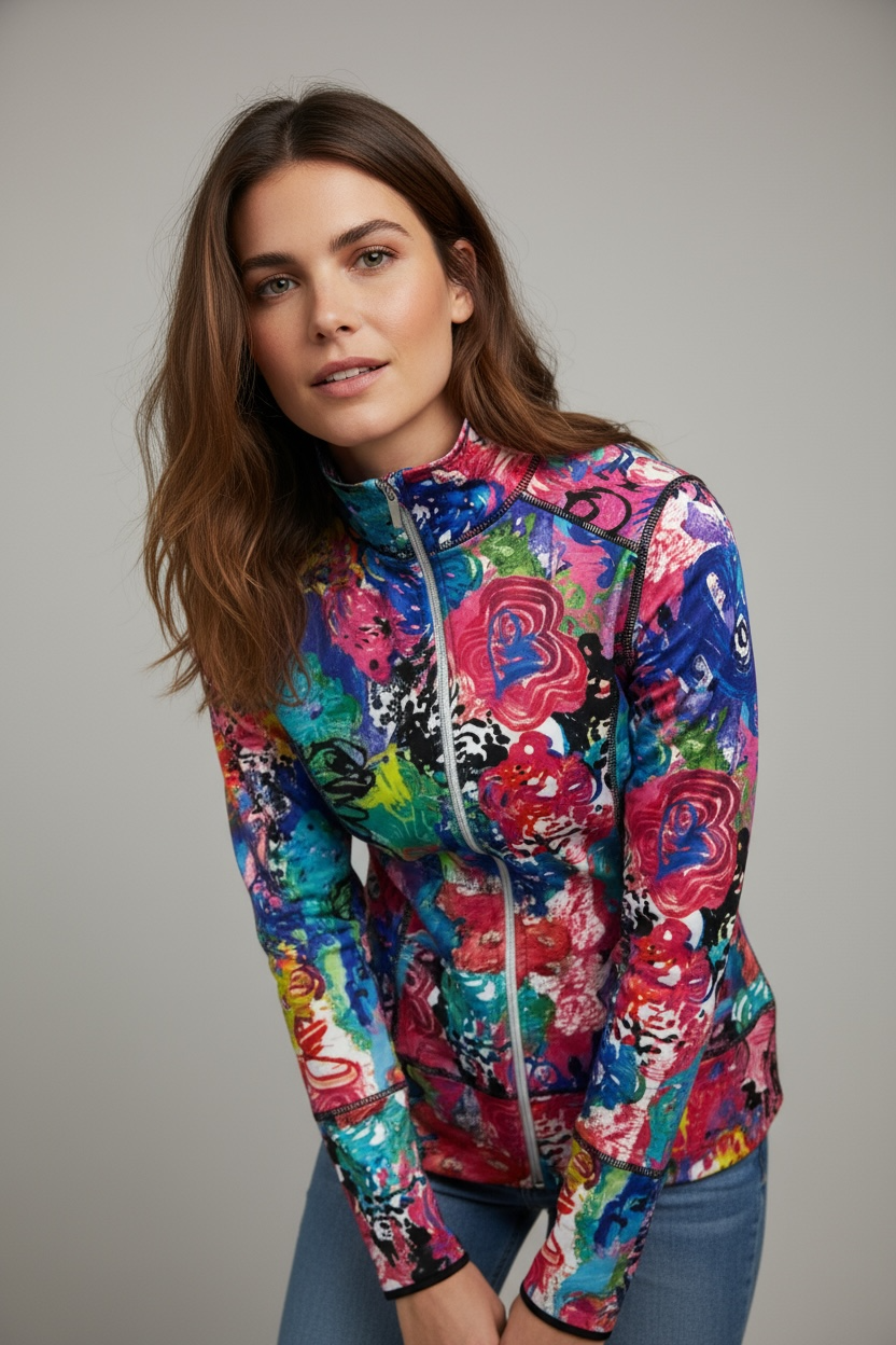 Microfiber Zip Jacket