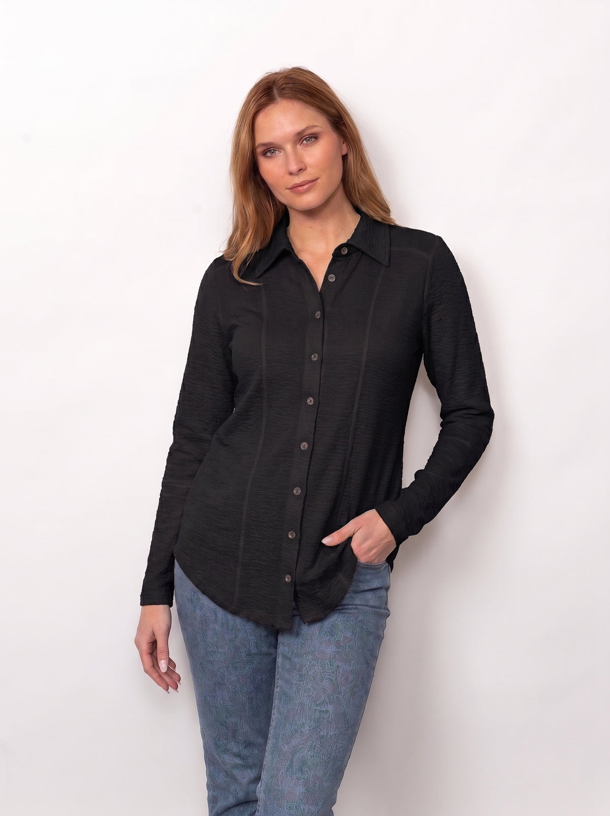 Seersucker Button Up Shirt