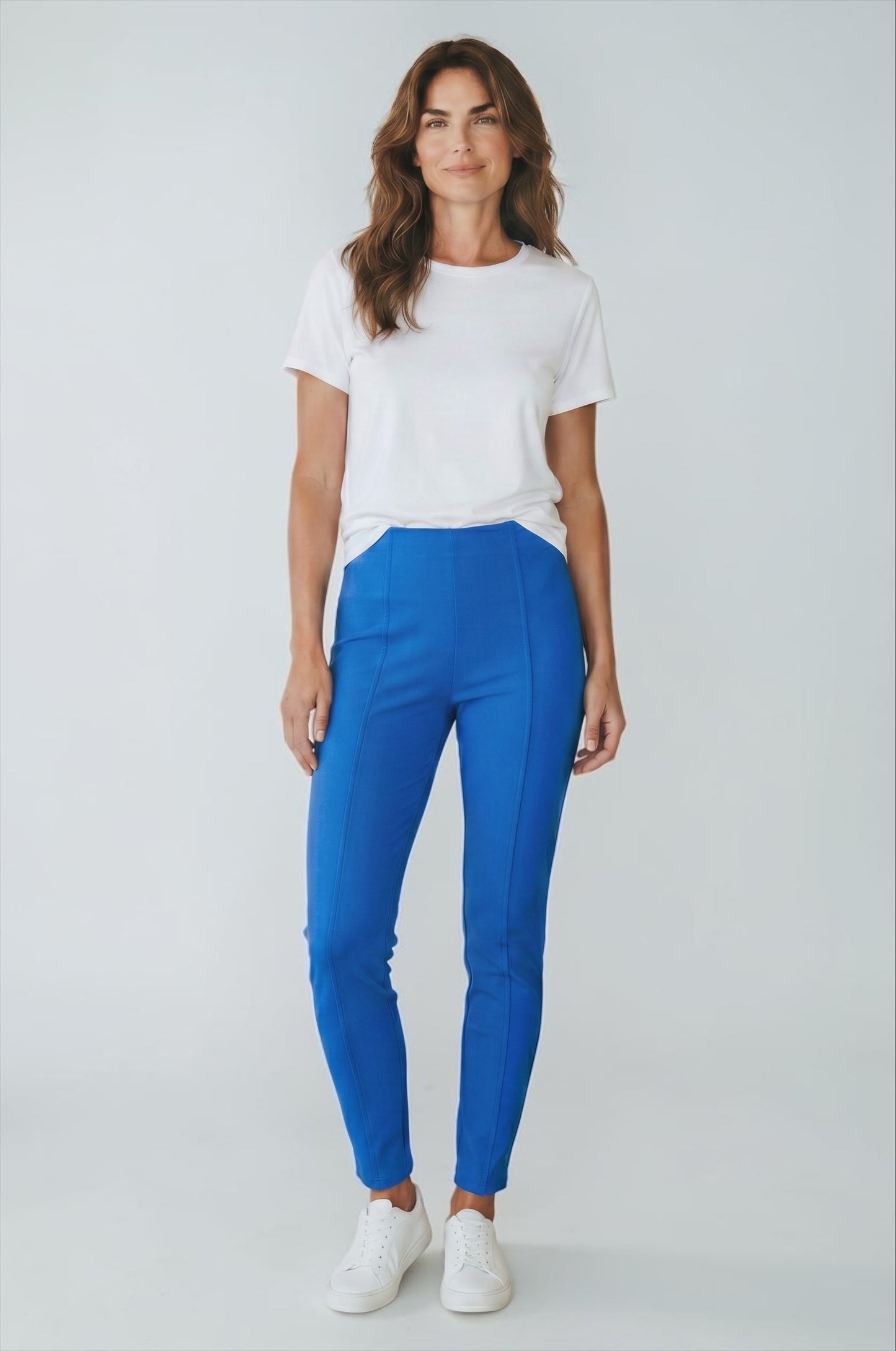 Fine Twill Seamed Legging