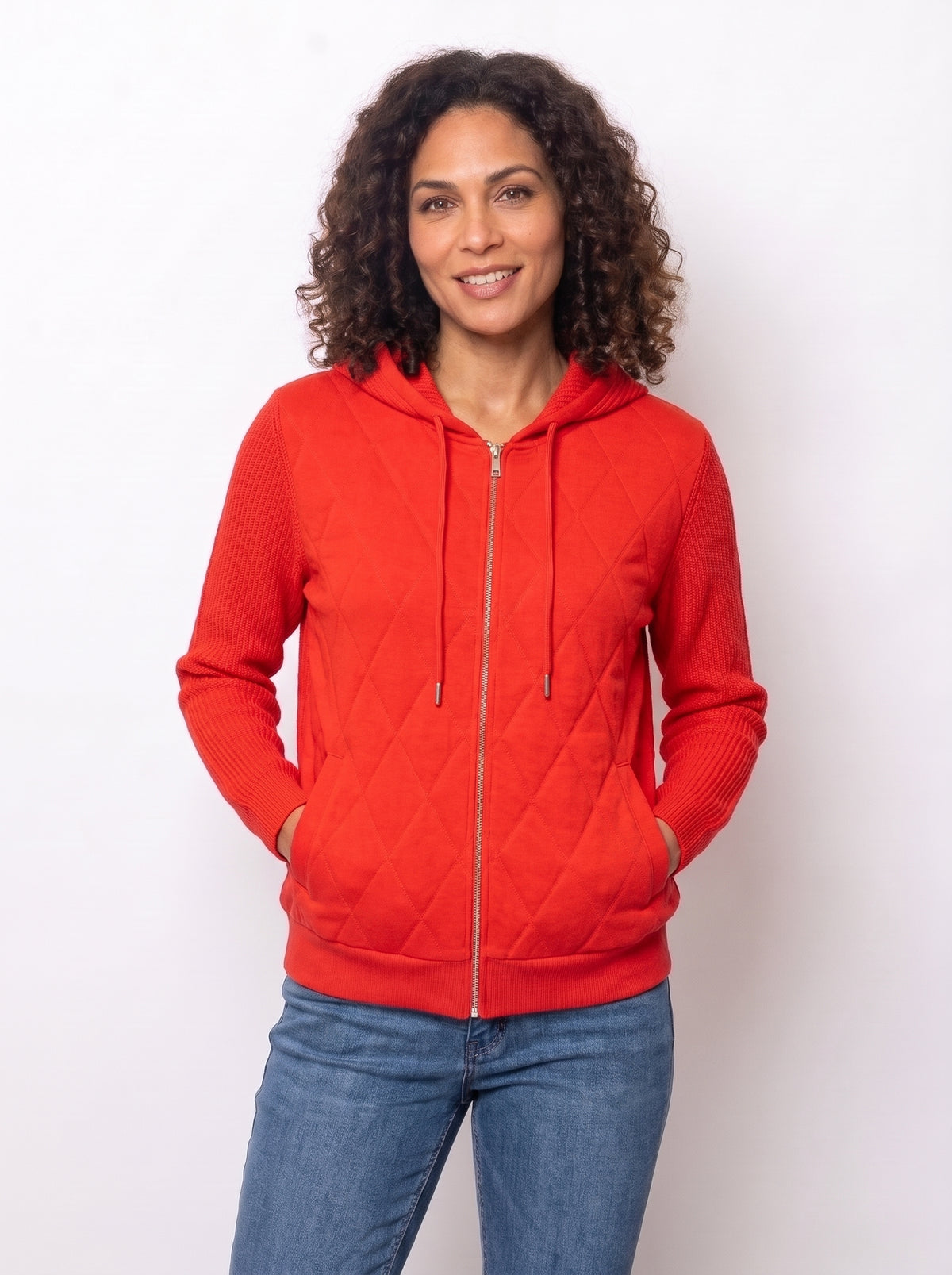 Quilted Sweater Jacket