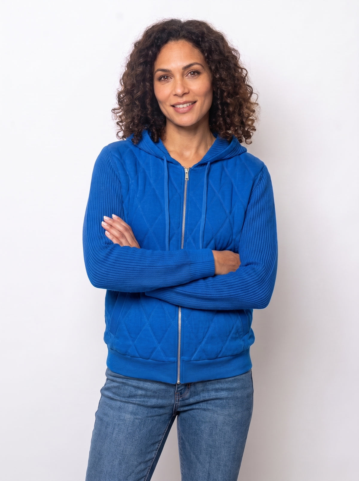 Quilted Sweater Jacket