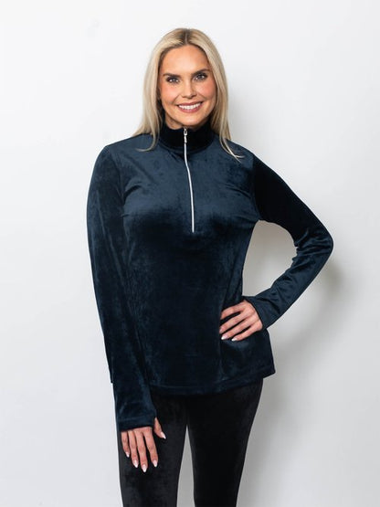 Microfleece Quarter Zip Top