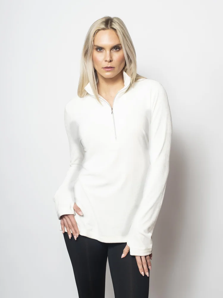 Microfleece Quarter Zip Top