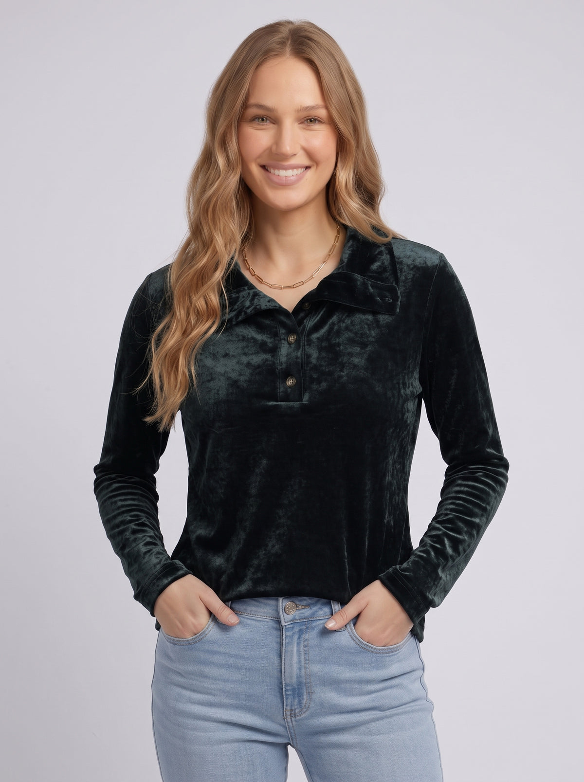Microfleece High Collar Pullover
