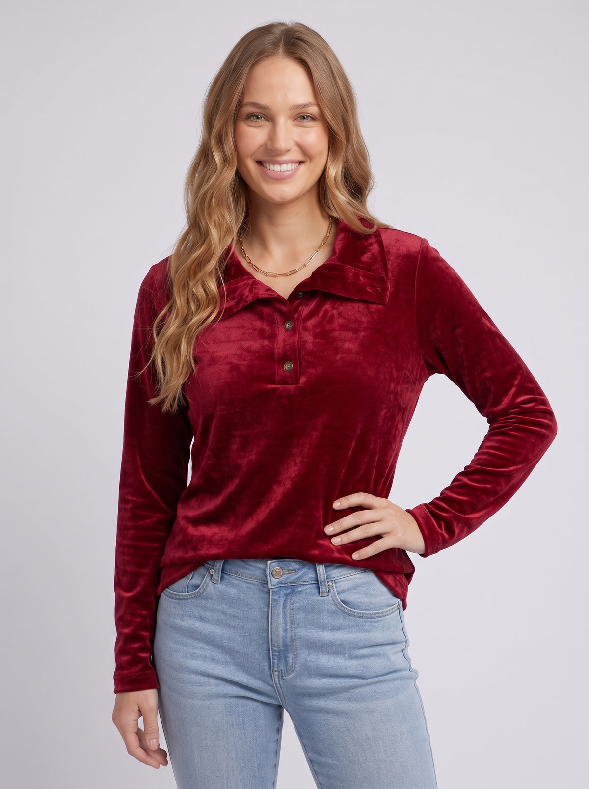 Microfleece High Collar Pullover
