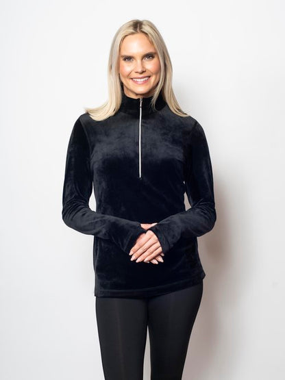 Microfleece Quarter Zip Top