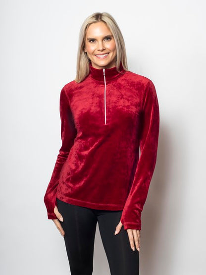 Microfleece Quarter Zip Top