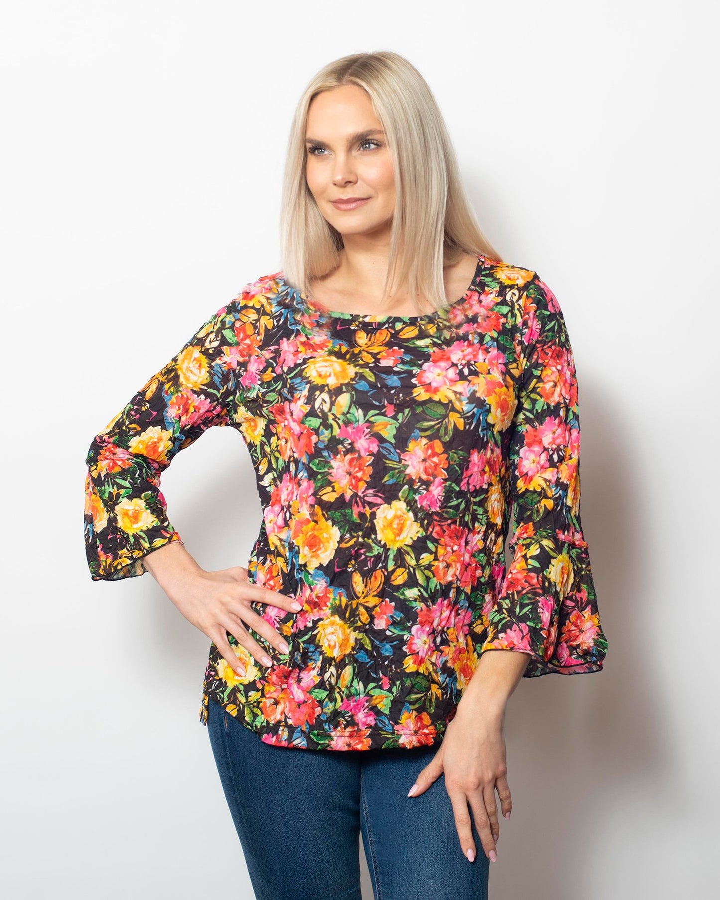 Crinkle Ballet Blouse