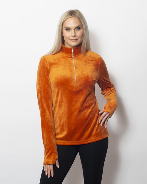 Plush Micro Fleece Zipped Neck