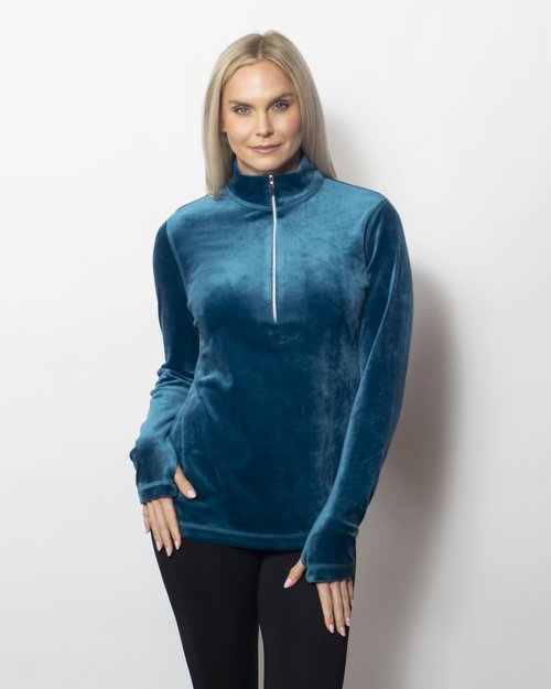 Plush Micro Fleece Zipped Neck