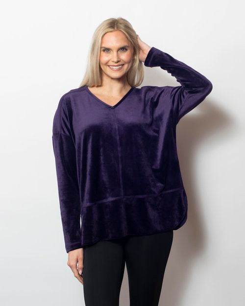 Plush Micro Fleece Matching V-Neck