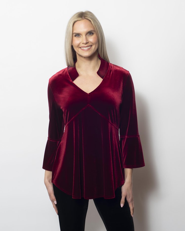 PlushTech Velvet V-Neck