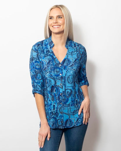 Viscose Buttoned Sweetheart