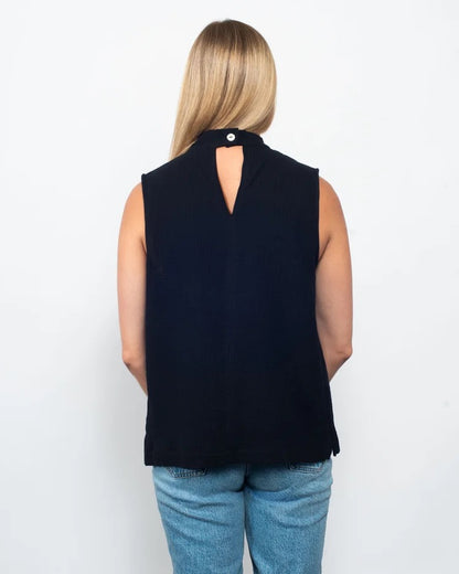 Organic Cotton Gauze Halter Top