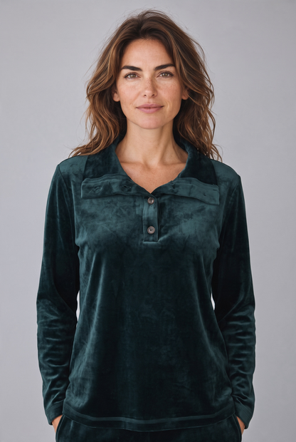 Microfleece High Collar Pullover