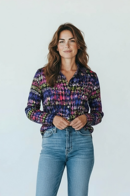 Crinkle Buttoned Longsleeve Shirt